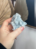 Blue Celestite Cluster