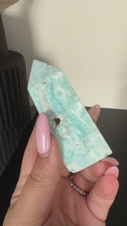 Druzy Blue Caribbean Calcite