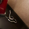 2 Finger Silver Snake Ring