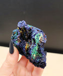 Azurite with Malachite
