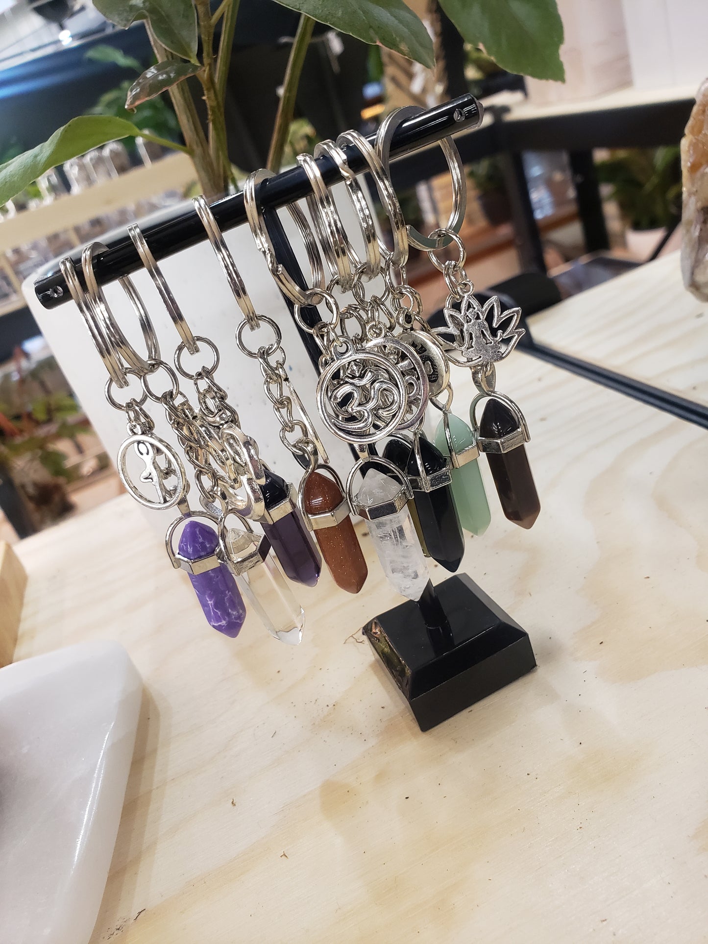 Crystal key chains