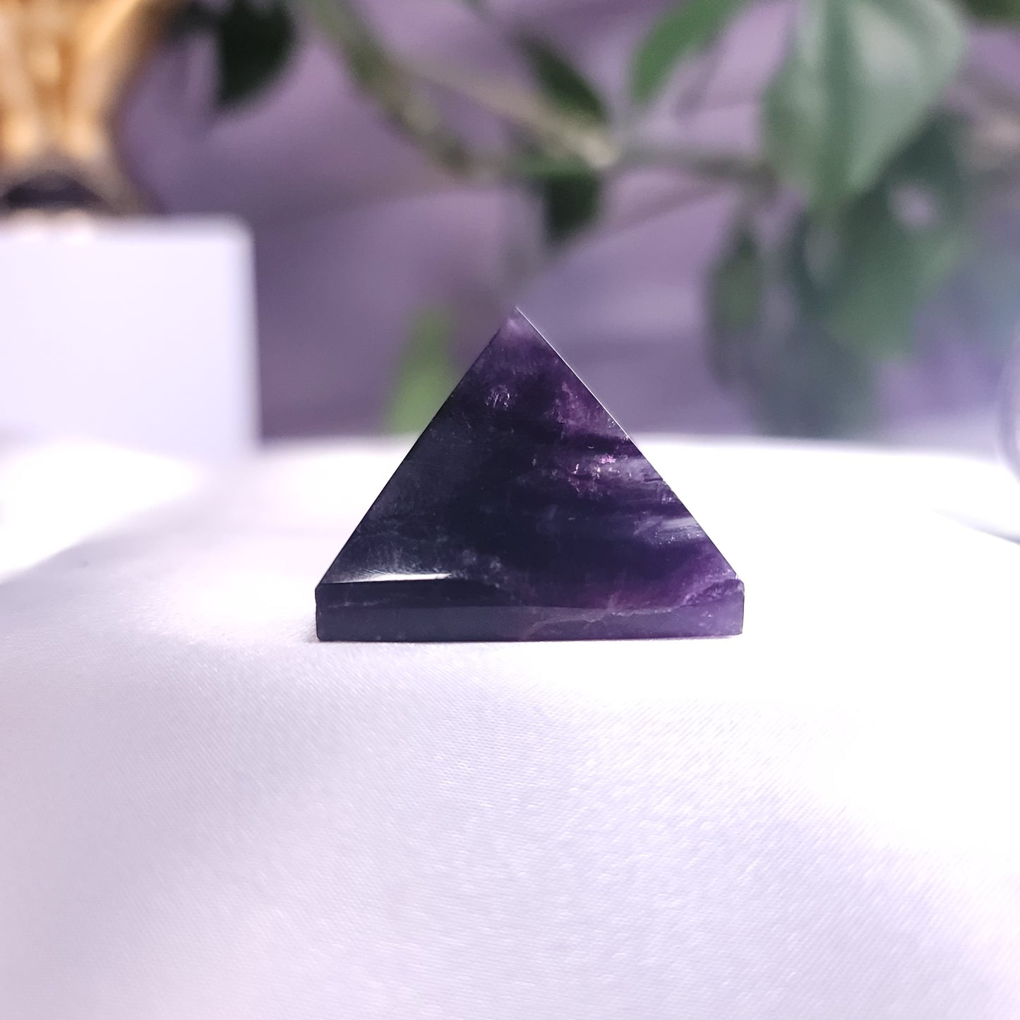 Fluorite pyramid