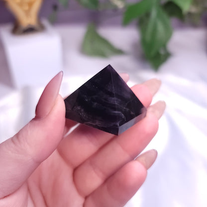 Fluorite pyramid