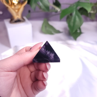 Fluorite pyramid