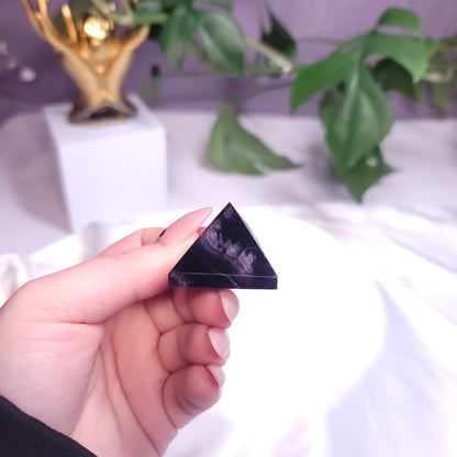 Fluorite pyramid