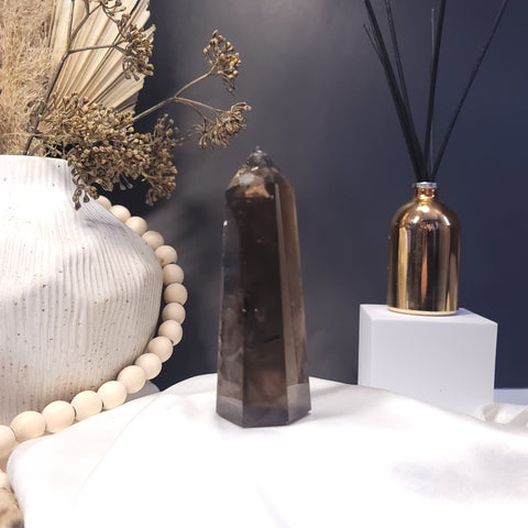 Smoky Quartz Tower