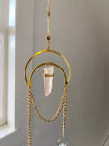 Rose Quartz Suncatcher