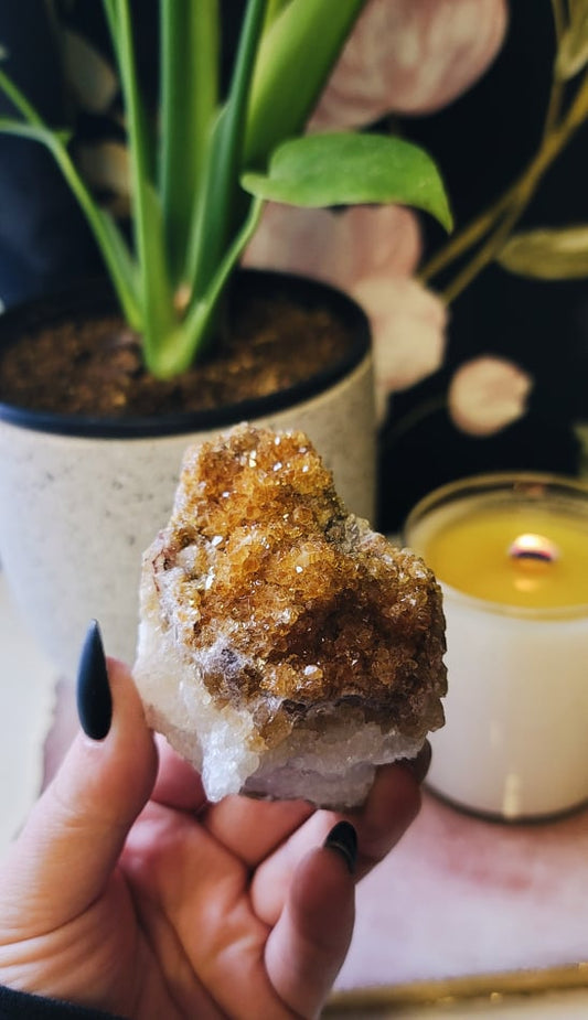 Citrine Druzy