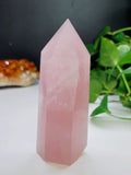 Grade AA Rose Quartz Obelisk - Large 6.75"