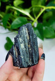 Rough Black Tourmaline With Mica