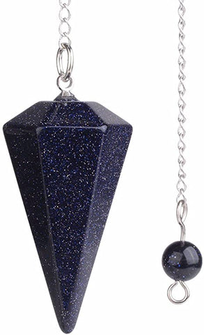 Blue Goldstone Pendulum