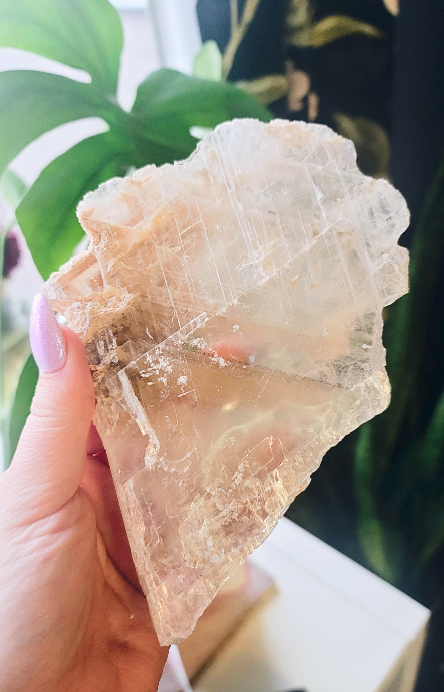 Selenite "Glass" Piece