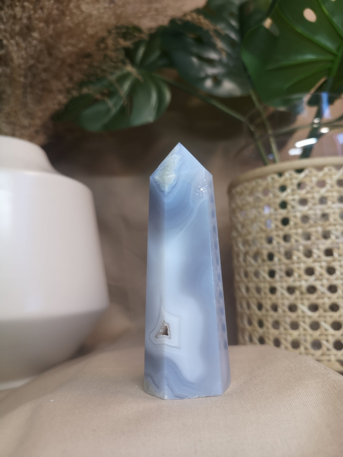 Blue Lace Agate Tower *RARE*
