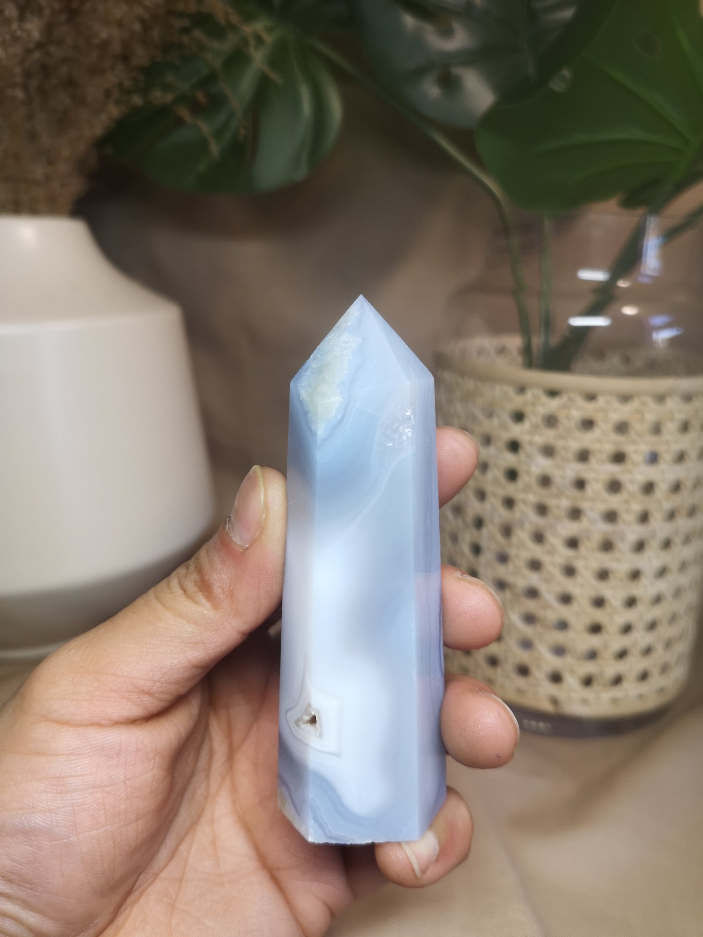 Blue Lace Agate Tower *RARE*