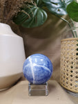 Blue topaz sphere