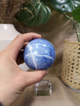 Blue topaz sphere