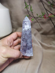 Amethyst with agate 4.75"