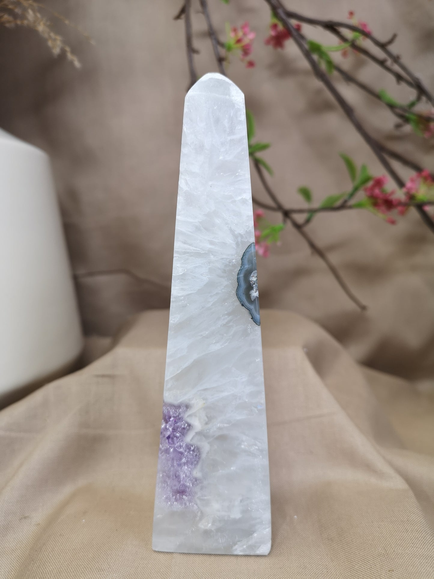 Amethyst quartz with moss *ULTRA RARE*