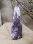 Amethyst with agate