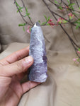 Amethyst with agate