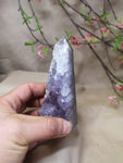 Amethyst with agate
