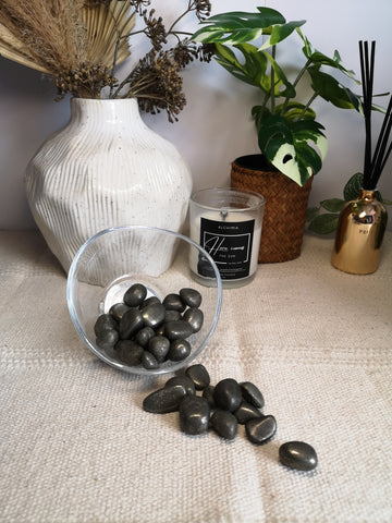 Pyrite tumble