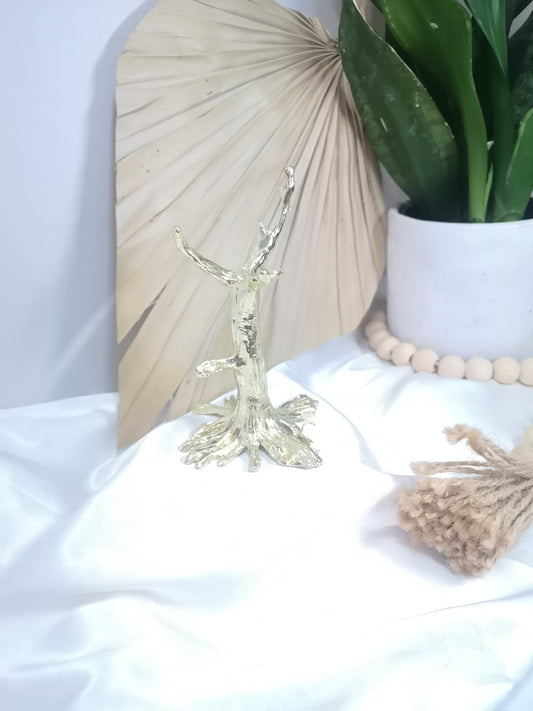 Gold Tree Crystal Holder