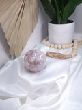 Flower Agate Amethyst Sphere