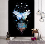 Cosmic Butterfly Tapestry