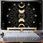 Golden Moon Tapestry
