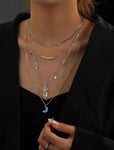 Star Moon Charm Necklace