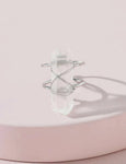 Crystal point rings