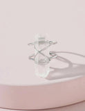 Crystal point rings