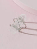 Crystal point rings