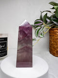 Watermelon Fluorite Tower