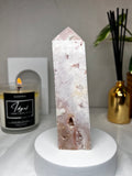 Pink amethyst tower 5.5"