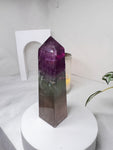 Watermelon Fluorite Tower