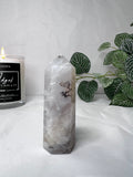 White Dendritic Agate