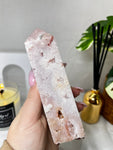 Pink amethyst tower 5.5"