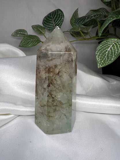 Dendritic Green Fluorite Tower *RARE*