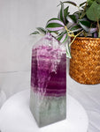 Watermelon Fluorite Tower
