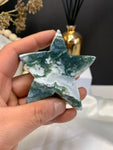 Moss agate star