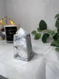 White Dendritic Agate Point