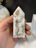 White sugar agate 3.75”