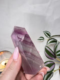 Watermelon Fluorite Tower
