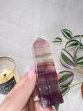 Watermelon Fluorite Tower