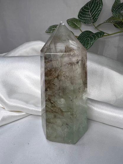 Dendritic Green Fluorite Tower *RARE*