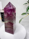 Watermelon Fluorite Tower