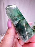 Green Fluorite Point