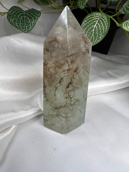 Dendritic Green Fluorite Tower *RARE*